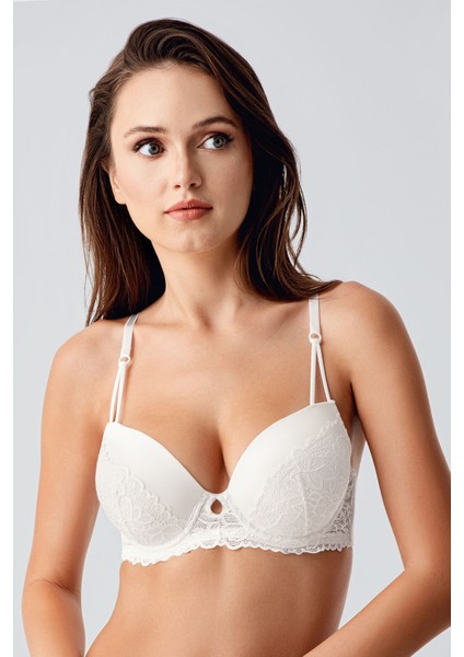 Kadın Destekli B Cup Dantelli Sütyen , 338415