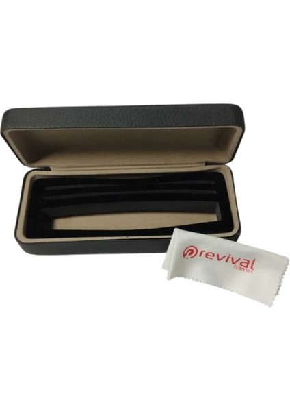 Klipsli Gözlük Kutusu Çift Klips+Gözlük Kapasiteli Metal Deri Kaplama modelleri