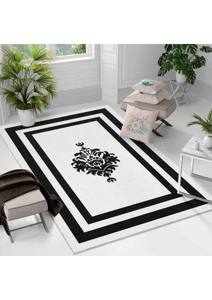 Kaymaz Taban Yıkanabilir Halı – Mutfak, Salon, Yatak Odası Için Modern Dijital Baskı Halı