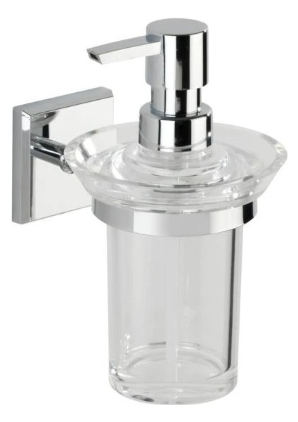Duvara Monte Sıvı Sabunluk – Krom Kaplama | Şeffaf fırsatları