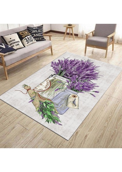 Vintage Mutfak Halısı Yıkanabilir Halı Kilim Kaymaz Tabanlı Yolluk Dot Tabanlı Halı 2197A