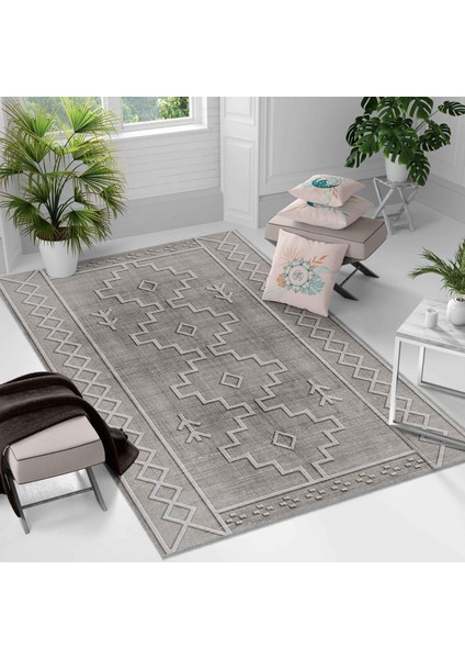 Kaymaz Taban Yıkanabilir Halı – Mutfak, Salon, Yatak Odası Için Modern Dijital Baskı Halı