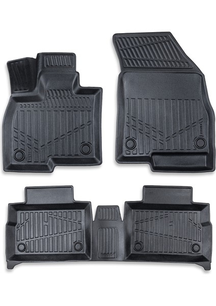 Jaecoo J7 2024 Sonrası Myk 3D Premium Havuzlu Oto Paspas ve 3D Bagaj Havuzu