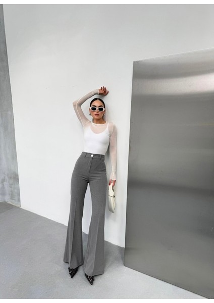 230 gr Poly Viscose Full Lycra Ispanyol Paça Pantolon