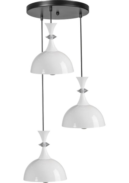 Akay 3 Lü Tepsili Beyaz Sarkıt fiyatları