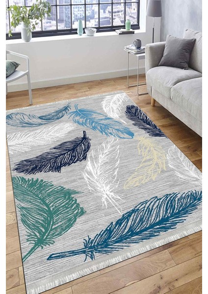 Tüy Desenli Halı Yıkanabilir Kilim Kaymaz Tabanlı Yolluk Dot Tabanlı Halı 2059A fiyatları