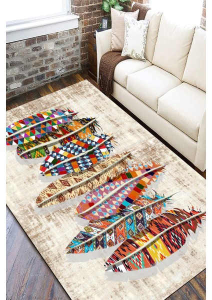 Tüy Desenli Halı Yıkanabilir Halı Kilim Kaymaz Tabanlı Yolluk Dot Tabanlı Halı 2196A fırsatları