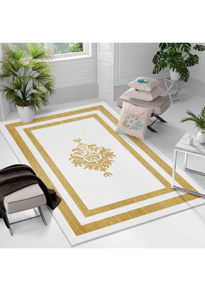 Kaymaz Taban Yıkanabilir Halı – Mutfak, Salon, Yatak Odası Için Modern Dijital Baskı Halı