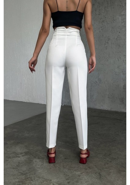 Yüksek Bel Pensli̇ Pantolon fiyatları