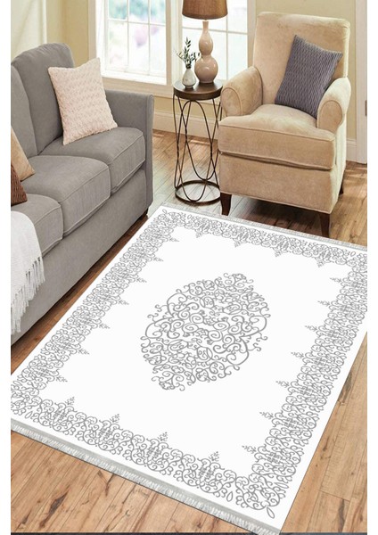 Etnik Desenli Kaymaz Taban Halı Makinede Yıkanabilir Kilim Dot Tabanlı Salon Halısı 3109A fırsatları