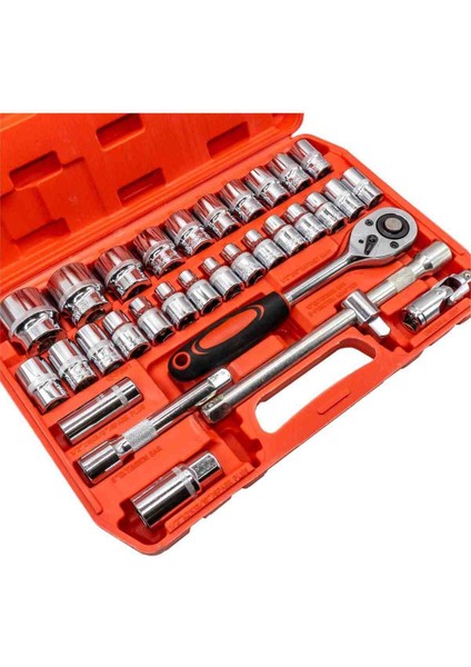 32 Parça Çantalı Cırcır Seti Lokma Takımı 1/2'' Soket Seti 32 Pcs Araç Tamir Civata Sökme Sıkma modelleri