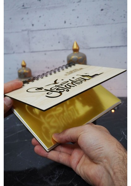 Istanbul Tasarım Ahşap Plan Defteri - Tarihsiz Ajanda - Haftalık Planlayıcı (Planlayıcı Defter) A5 fiyatları