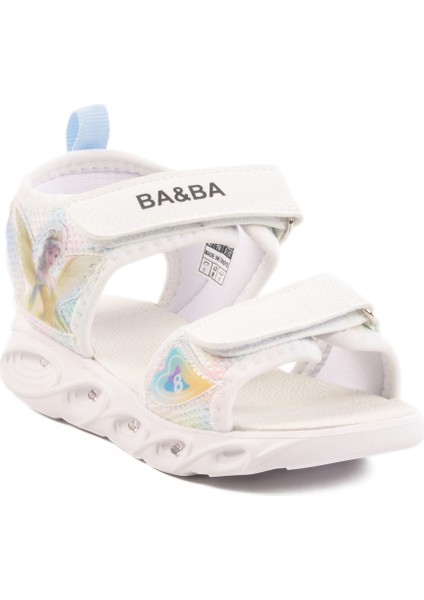 Beyaz Çocuk Sandalet Ba & Ba 018129 P