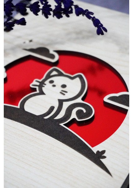 Kedi Desenli Ahşap Kapaklı Defter - Çizgisiz Defter - Günlük - Ajanda-Hediyelik-A5 Anı Defteri modelleri