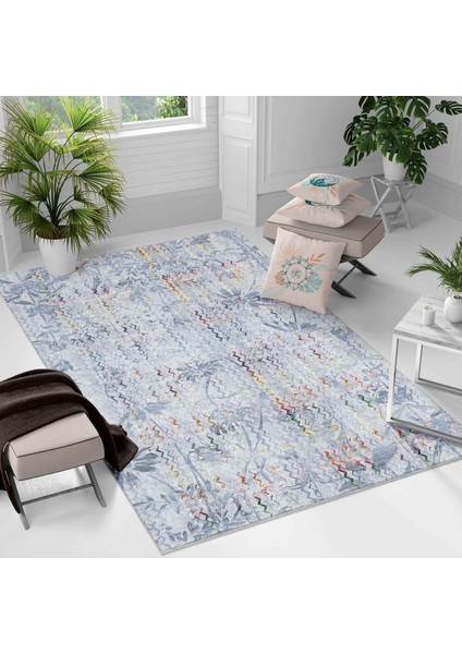 Kaymaz Taban Yıkanabilir Halı – Mutfak, Salon, Yatak Odası Için Modern Dijital Baskı Halı