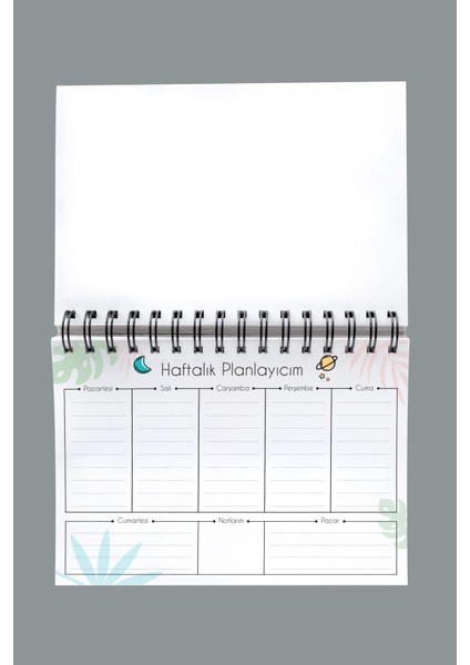 Galata Kulesi Ahşap Plan Defteri - Tarihsiz Planlama Defteri - Ajanda - Haftalık Planlayıcı - A5 indirimleri