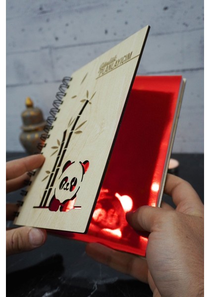 Panda Ahşap Plan Defteri - Tarihsiz Ajanda - Günlük Planlayıcı (Planlayıcı Defter) A5 Defter fiyatları