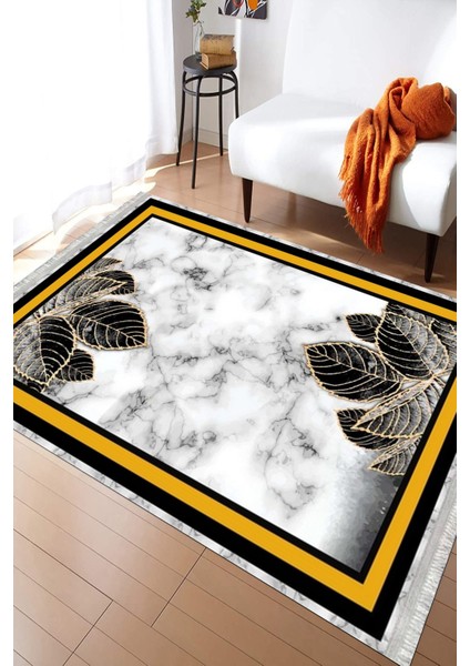 Floral Desenli Kaymaz Tabanlı Halı Makinede Yıkanabilir Kilim Dot Tabanlı Halı 2011A fırsatları
