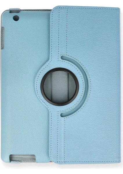 iPad 4 9.7 Kılıf 360 Tablet Deri Kılıf - Turkuaz fiyatları