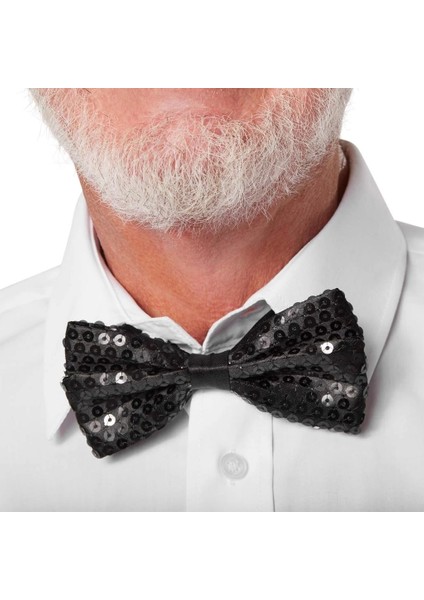 Bfs Gece Işıltısı Siyah Payetli Pullu Papyon 7x2 cm fiyatları