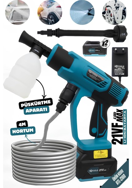 Şarjlı Araç Yıkama Göstergeli