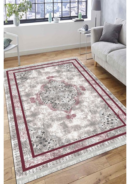 Yeni Model Halı Kaymaz Tabanlı Makinede Yıkanabilir Kilim Dot Tabanlı Salon Halısı 3121C fiyatları