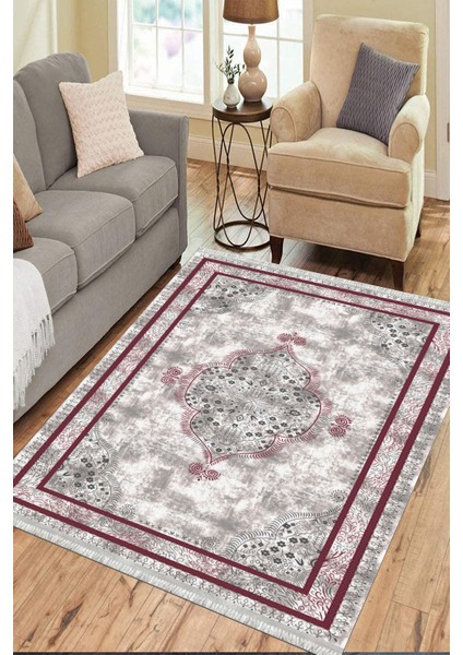 Yeni Model Halı Kaymaz Tabanlı Makinede Yıkanabilir Kilim Dot Tabanlı Salon Halısı 3121C fırsatları