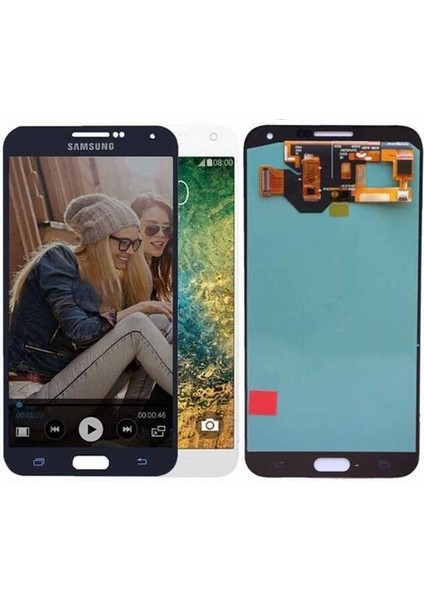 Samsung Galaxy E7 E700 LCD Ekran Dokunmatik Siyah OLED