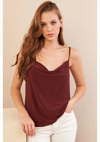 Kadın Taba Degaje Yaka Bluz LPP1286-90 fiyatları