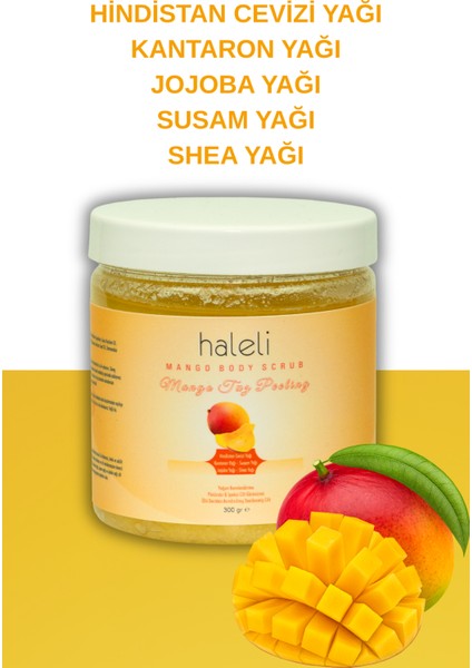 Mango - Tuz Peeling, Batık Giderici, Arındırıcı El Ayak ve Vücut Peeling, Body Scrub, Pürüzsüz cilt için modelleri