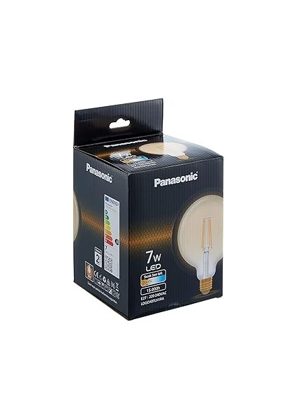 Paasoic E27 Fil G125 Lamba 7W 630LM 2000K Gold