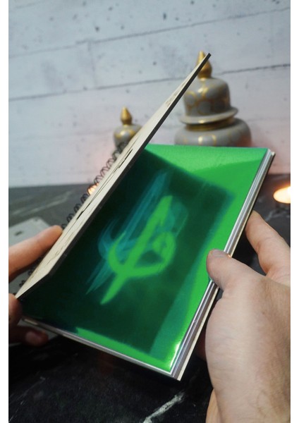 Elif Vav Desenli Ahşap Kapaklı Defter - Ajanda - Günlük - Çizgisiz Defter, Hediyelik Defter modelleri