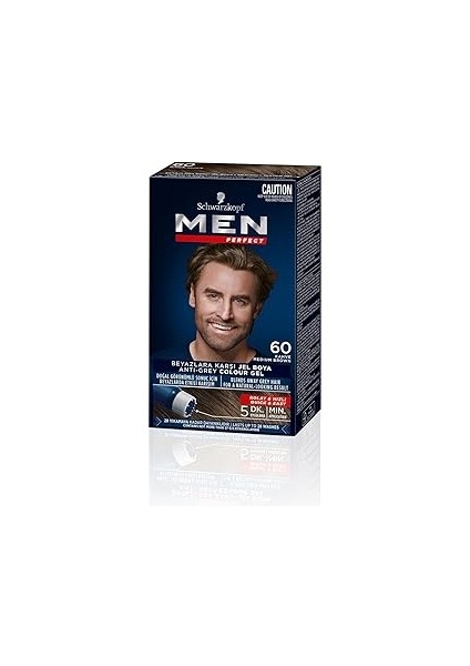 Men Perfect Saç Boyası 60 - Kahve, 80 ml