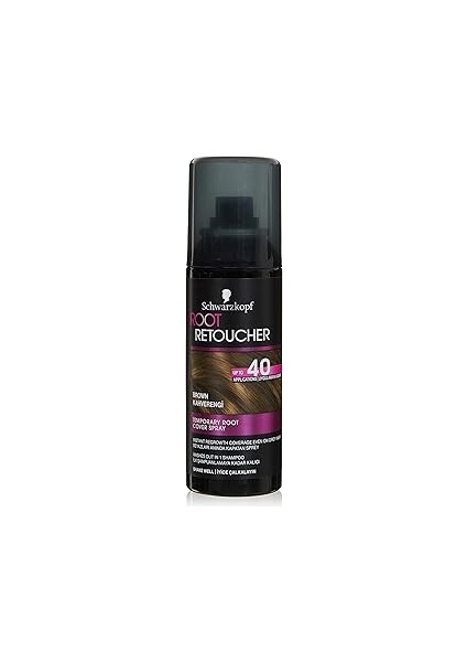 Root Retoucher Beyazları Anında Kapatan Sprey Boya Kahverengi, 120 ml