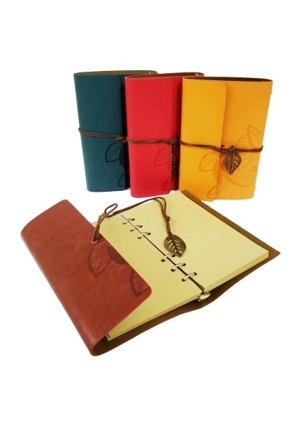 Yaprak Desenli Hatıra Defteri