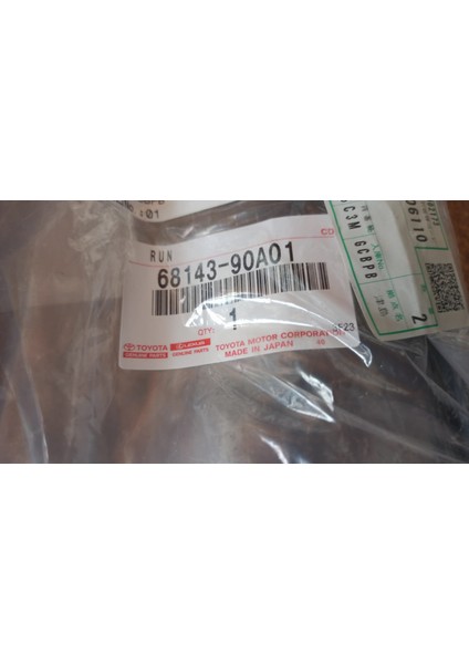 68143-90A01 Toyota Land Cruiser Ön Kapı Pencere Camı Hava Yalıtım Şeridi 2x 1986-1990 - 6814390A01 1985-1990 6x Serisi Toyota Land Cruiser'lar Için modelleri