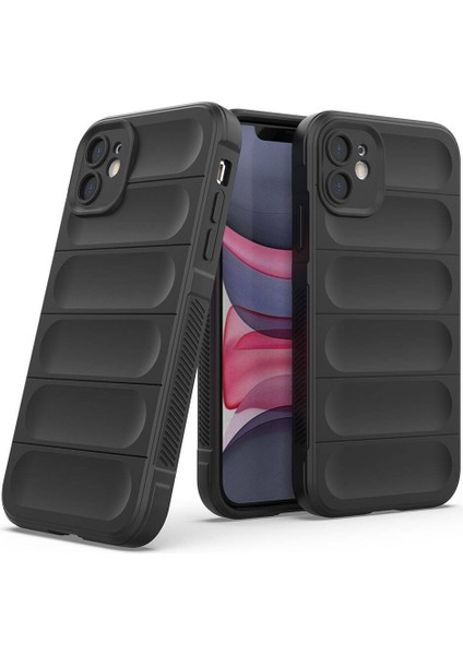 iPhone 11 Uyumlu Kamera Korumalı Oyuklu Lüks Silikon Kapak