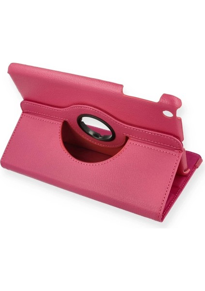 iPad Mini 1 Kılıf 360 Tablet Deri Kılıf - Pembe