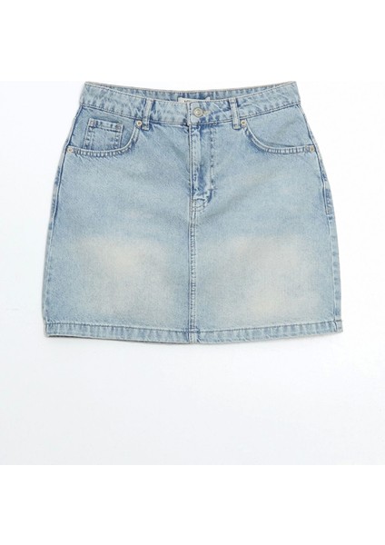 Lcw Vision Indigo Standart Fit Kadın Jean Etek indirimleri