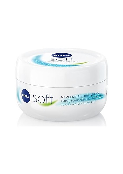 Soft Krem, Nemlendirici Bakım Kremi, Yüz, Vücut, El, Jojoba Yağı 100 ml