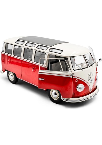 1/18 Volkswagen T1 Samba – Red / Whıte – 1962 modelleri