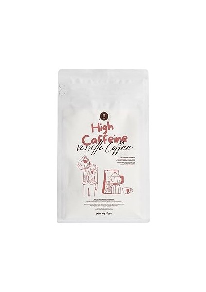 Mim Ad More High Caffeie Vailla Coffe - Vailya Aromalı Yüksek Kafeili Kahve Filtre Kahve, 200 gr