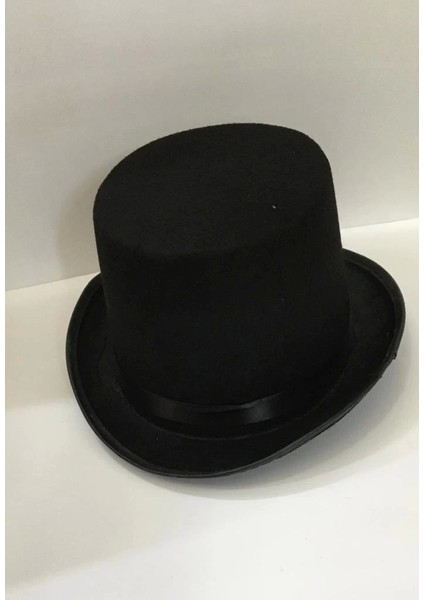 Bfs Ikinci Kalite Yetişkinler Için Siyah Renk Ringmaster Sihirbaz Şapkası Fötr Şapka 15 cm fırsatları