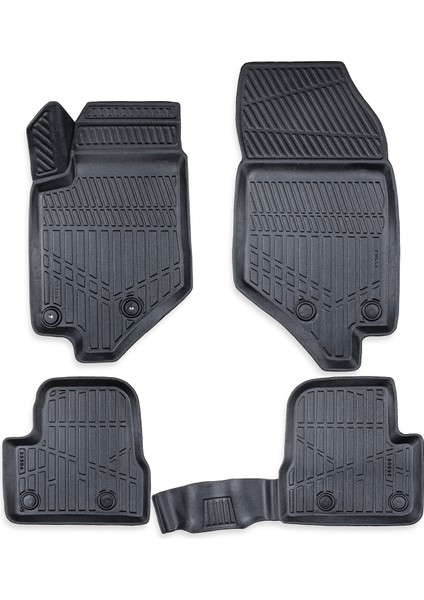 Peugeot 2008 2019 Sonrası Myk 3D Premium Havuzlu Oto Paspas ve 3D Bagaj Havuzu