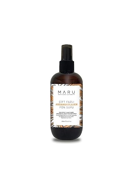 Maru Argan & Collagen Bağ Onarıcı Isı Koruyucu Kolay Tarama Saç Bakım Spreyi 250 ml