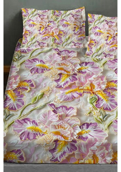 %100 Pamuk Lastikli Çarşaf Özel Tasarım 5d Dijital 60 Tel Embroidery Dreams fırsatları