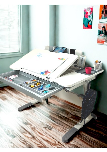 Sirius Standart Çalışma Masası, Yükseklik Ayarlı Bilgisayar ve Oyuncu Masası, Ahşap Büro ve Ofis Masası