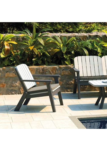 Silva Bahçe Kanepe Takımı Seti - Antrasit / Soğuk Gri modelleri