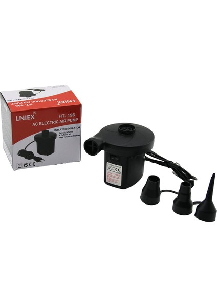 Elektrikli Hava Pompası 2in1= Şişirme - Hızlı Boşaltma Taşınabilir (5067)