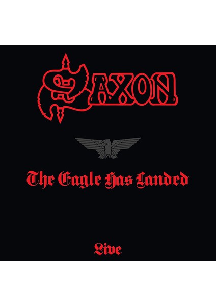 Saxon - The Eagle Has Landed (Limited Edition - Red With Black Splatter Vinyl) - Plak